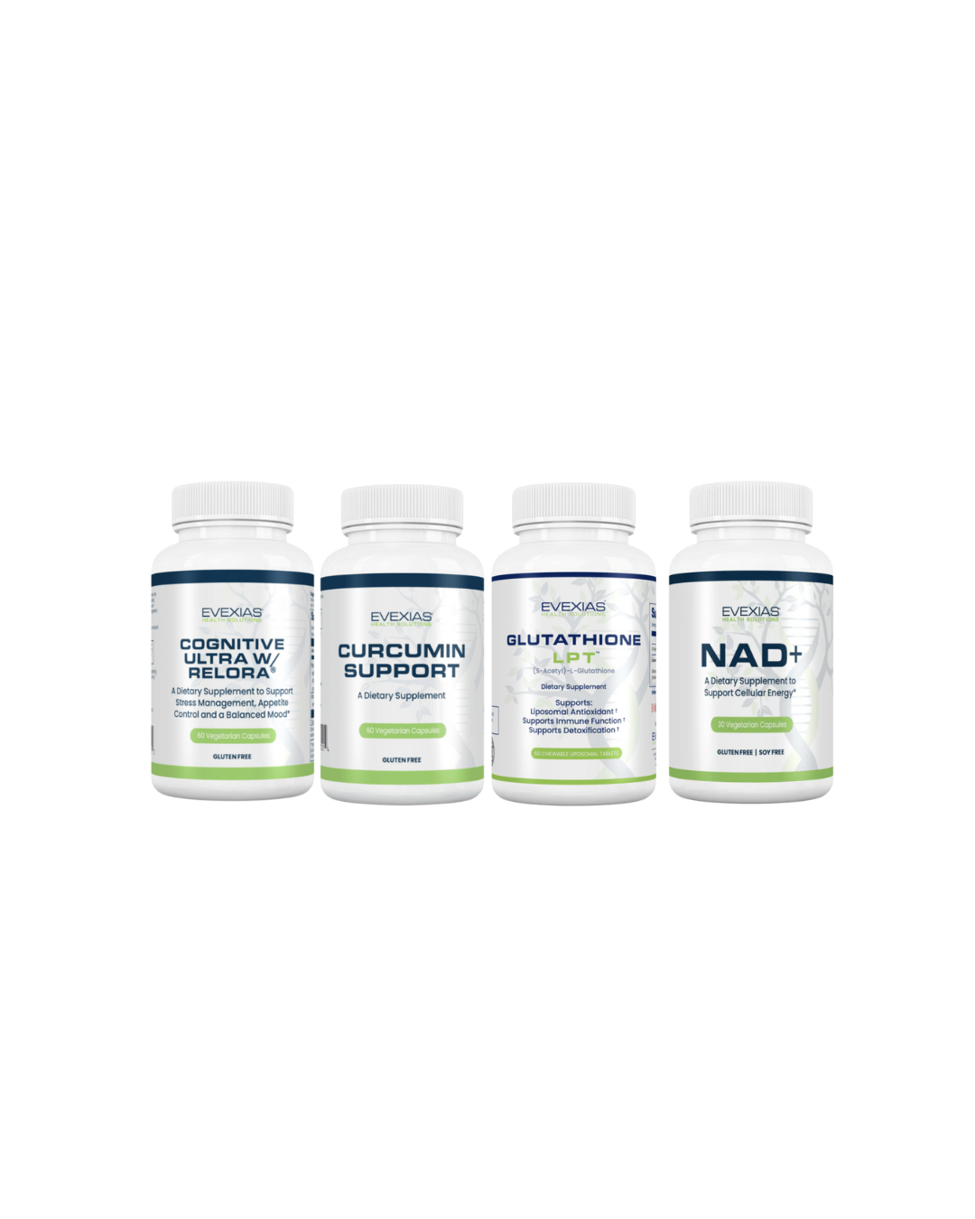 Evexias Brain Health Bundle Vitamin Supplement Pack