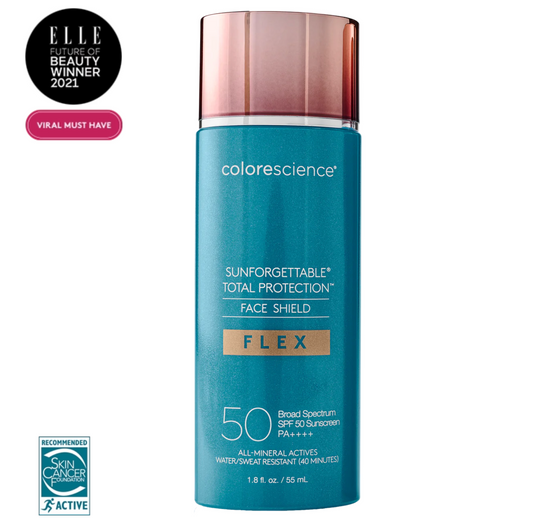 Colorescience Total Protection Face Shield Flex SPF 50, All-Mineral Sunscreen - Renew Wellness & Aesthetics 