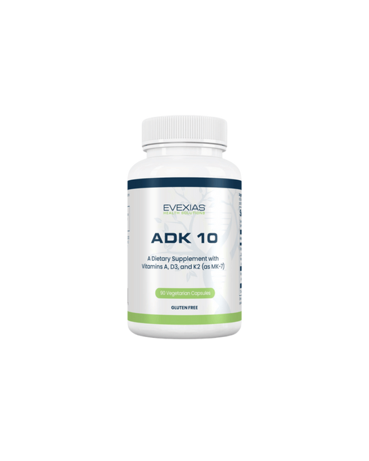 Evexias ADK Vitamin A, D3 and K2 Supplement