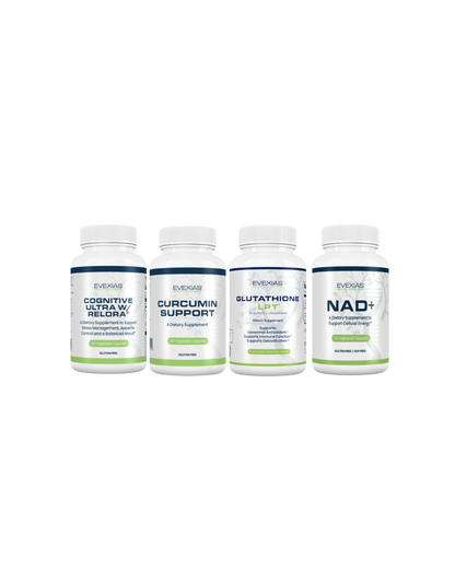 Evexias Brain Health Bundle Vitamin Supplement Pack